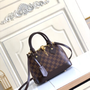 Louis Vuitton Alma Bridge Monogram Leather Handbag