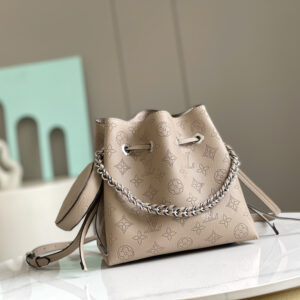 Louis Vuitton Bella Monogram Leather Bucket Bag