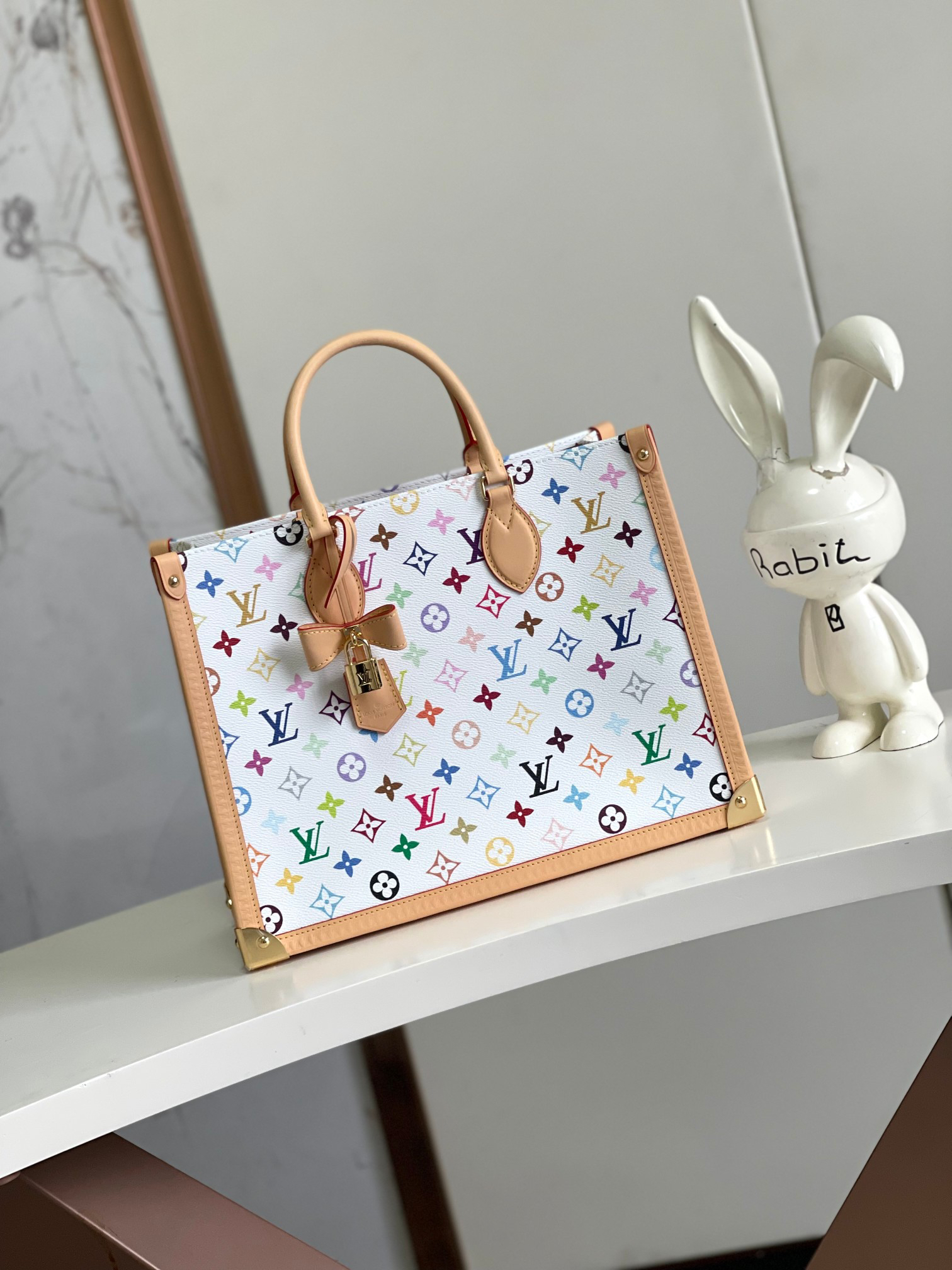 Louis Vuitton x Takashi Murakami OnTheGo MM Tote Bag