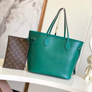 Neverfull MM Epi Leather Tote Bag