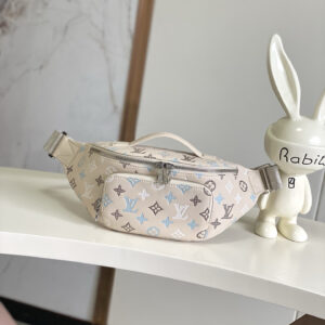 Louis Vuitton Rush Belt Bag in Monogram Shadow Canvas and Leather