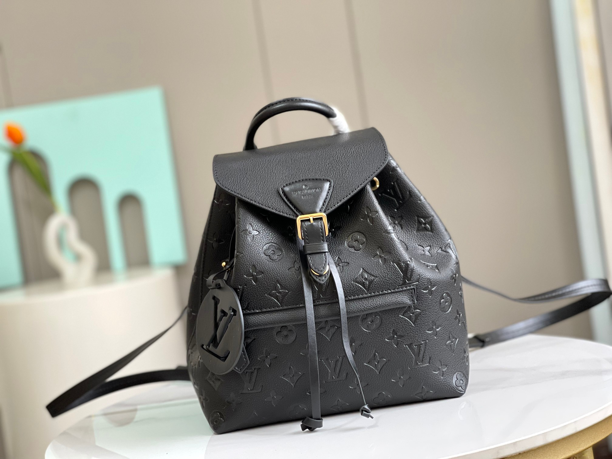 Louis Vuitton Montsouris 45205 Monogram Empreinte Leather Backpack