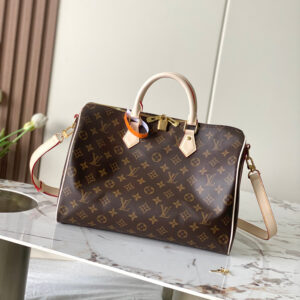 Speedy 35 Handbag in Damier Ebene Canvas