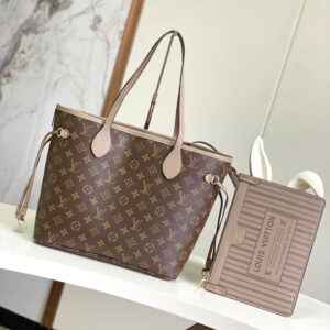 Louis Vuitton Neverfull MM Damier Azur Canvas Tote Bag