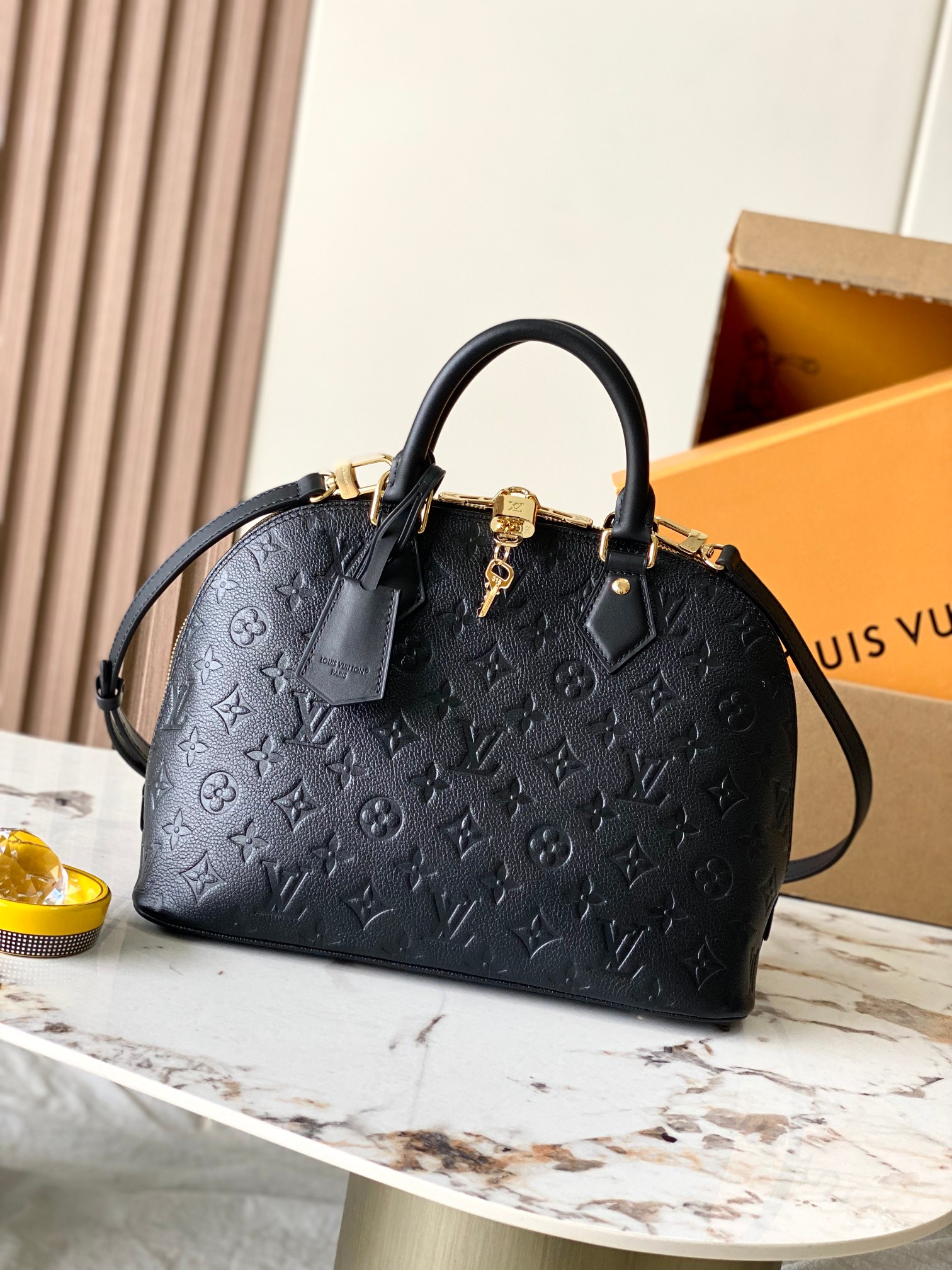 Alma PM Leather Handbag