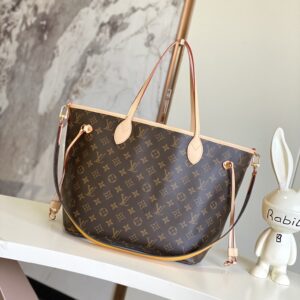 Louis Vuitton Neverfull MM Damier Azur Canvas Tote Bag
