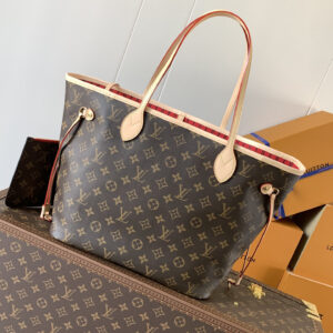 Louis Vuitton Neverfull MM Damier Ebene Tote Bag
