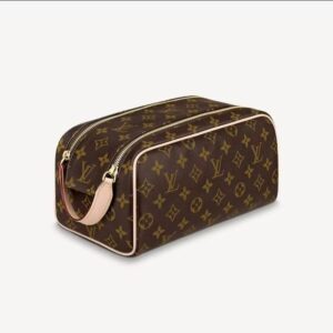 Louis Vuitton Dopp Toiletry Bag in Brown Monogram Canvas