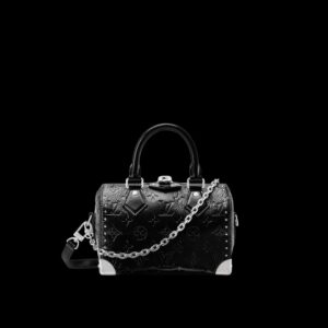 Louis Vuitton Speedy Trunk 20 Leather Crossbody Bag