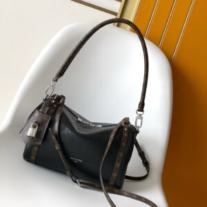 Louis Vuitton Express Small Crossbody Bag in Black Oiled Leather