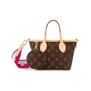Louis Vuitton Neverfull BB Mini Handbag with Adjustable Shoulder Strap