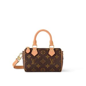 Louis Vuitton Nano Speedy Monogram Handbag