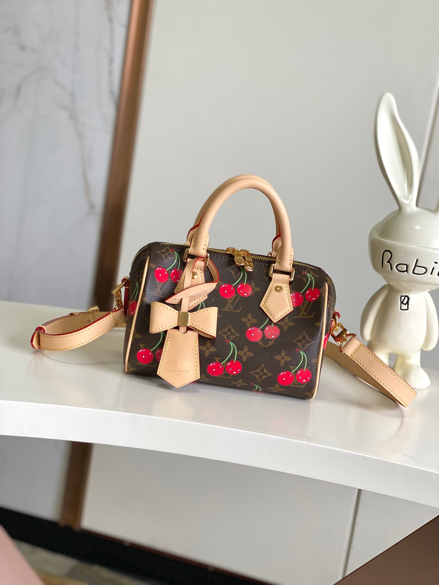 Speedy Bandoulière Handbag with LV x TM Cherry Monogram