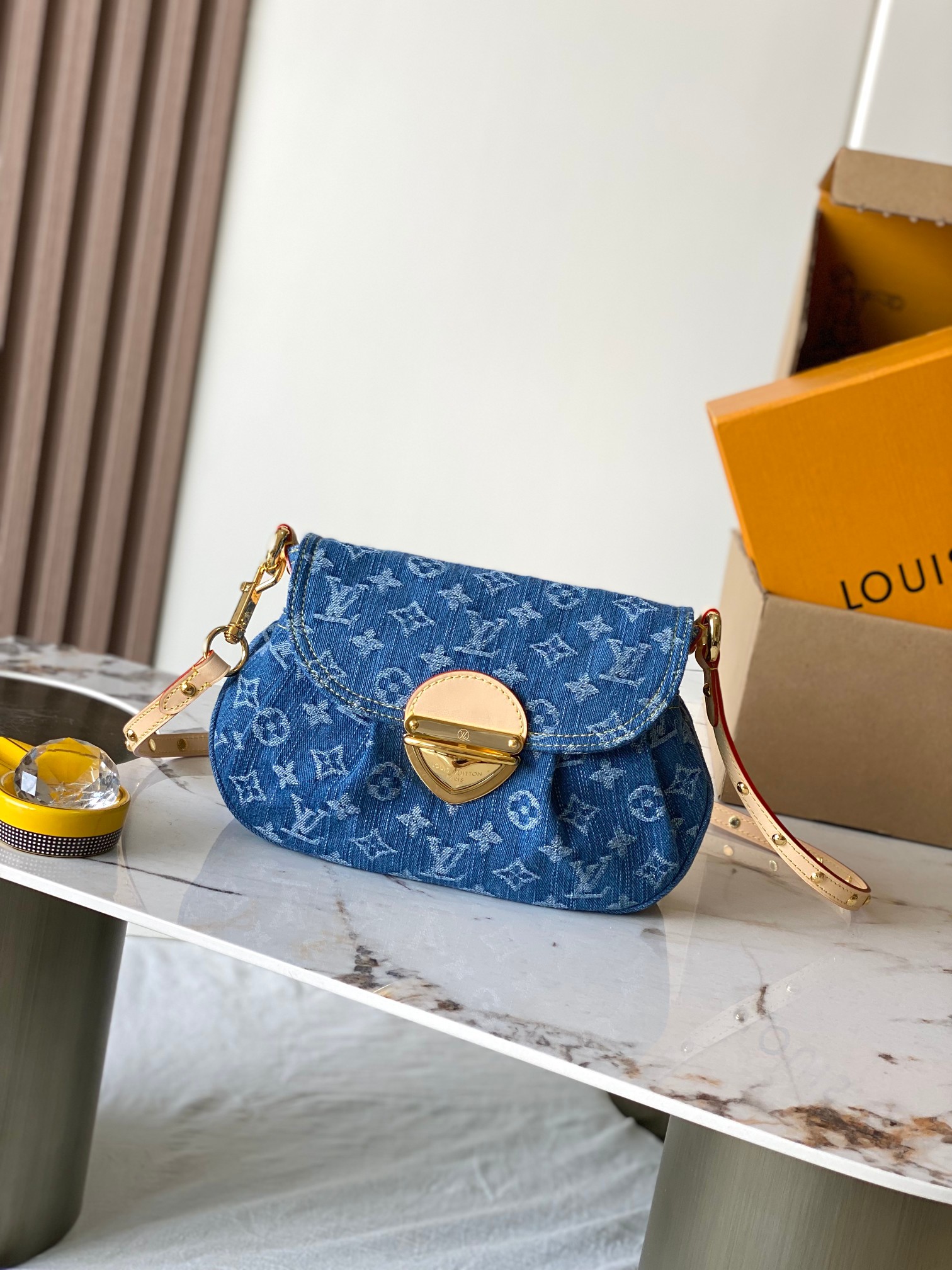 Sunset Vibe Denim Handbag