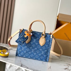 Louis Vuitton OnTheGo Small Denim Handbag