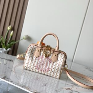 Louis Vuitton Speedy Bandouliere 20 Crossbody Bag in Beige