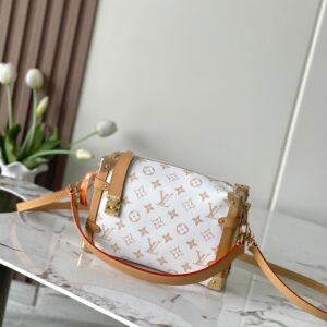 Louis Vuitton Side Trunk Medium Shoulder Bag in Monogram Dune Canvas, M26287
