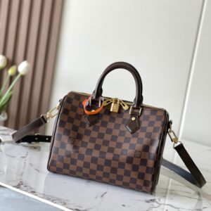 Louis Vuitton Speedy 25 Monogram Canvas Handbag
