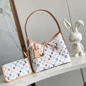 Louis Vuitton CarryAll Small Handbag M13661 in Multicolor Monogram Canvas