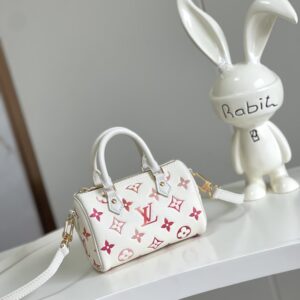Louis Vuitton Nano Speedy Handbag in Monogram Empreinte Leather