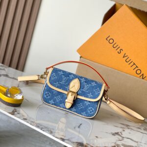 Nano Diane Denim Shoulder Bag