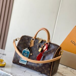 Louis Vuitton Speedy Soft 30 Dark Handbag