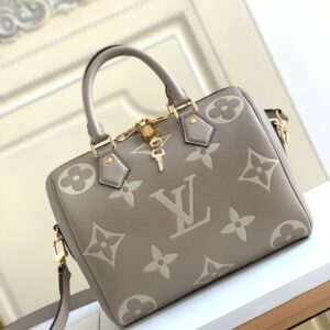Louis Vuitton Speedy Bandoulière 25 Handbag in Black Monogram Empreinte Leather