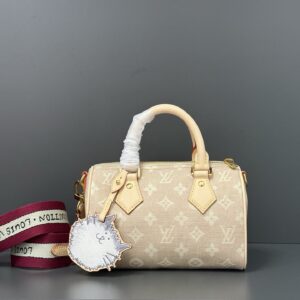 Louis Vuitton Speedy 20 Bandoulière Meowgram Canvas Bag