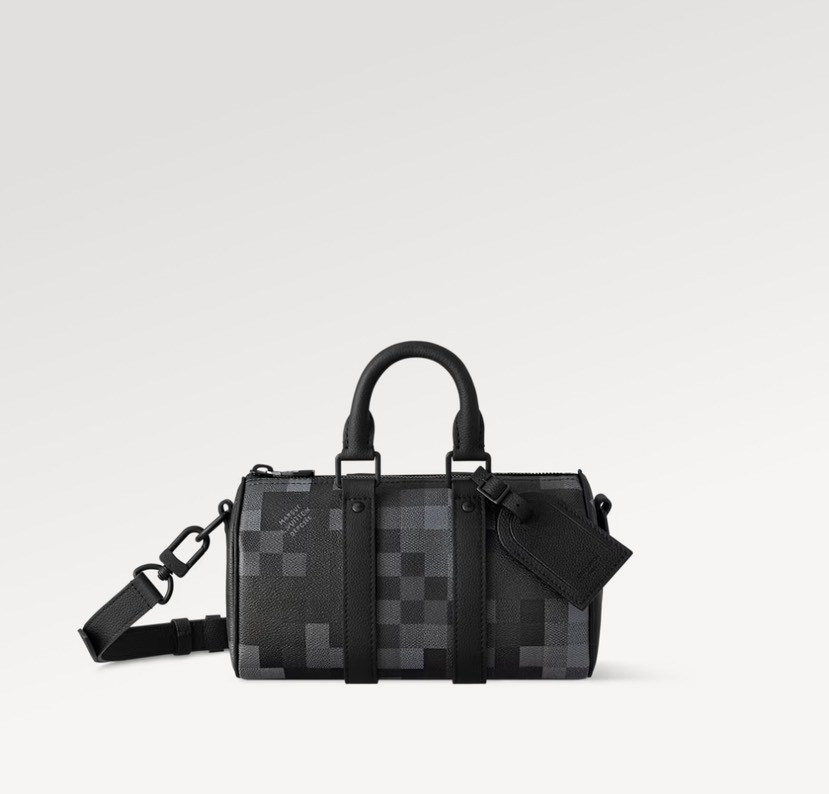 Louis Vuitton Keepall Bandouliere 25 Damoflage Black