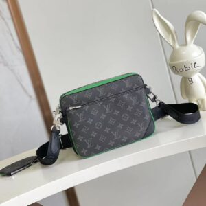Trio Messenger Bag in Monogram Eclipse Reverse Canvas