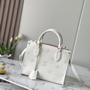 Louis Vuitton OnTheGo PM Tote Bag in Peach Pink