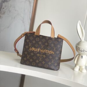 Louis Vuitton Medium Brown Calfskin Handbag