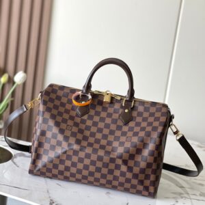 Louis Vuitton Speedy 35 Handbag in Damier Ebene Canvas
