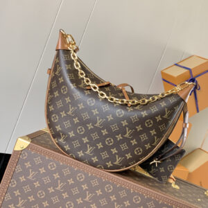 Louis Vuitton M46311 Large Moon Shoulder Bag in Classic Monogram Canvas
