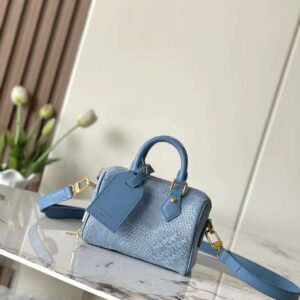 Speedy 18 Bandoulière Handbag in Denim