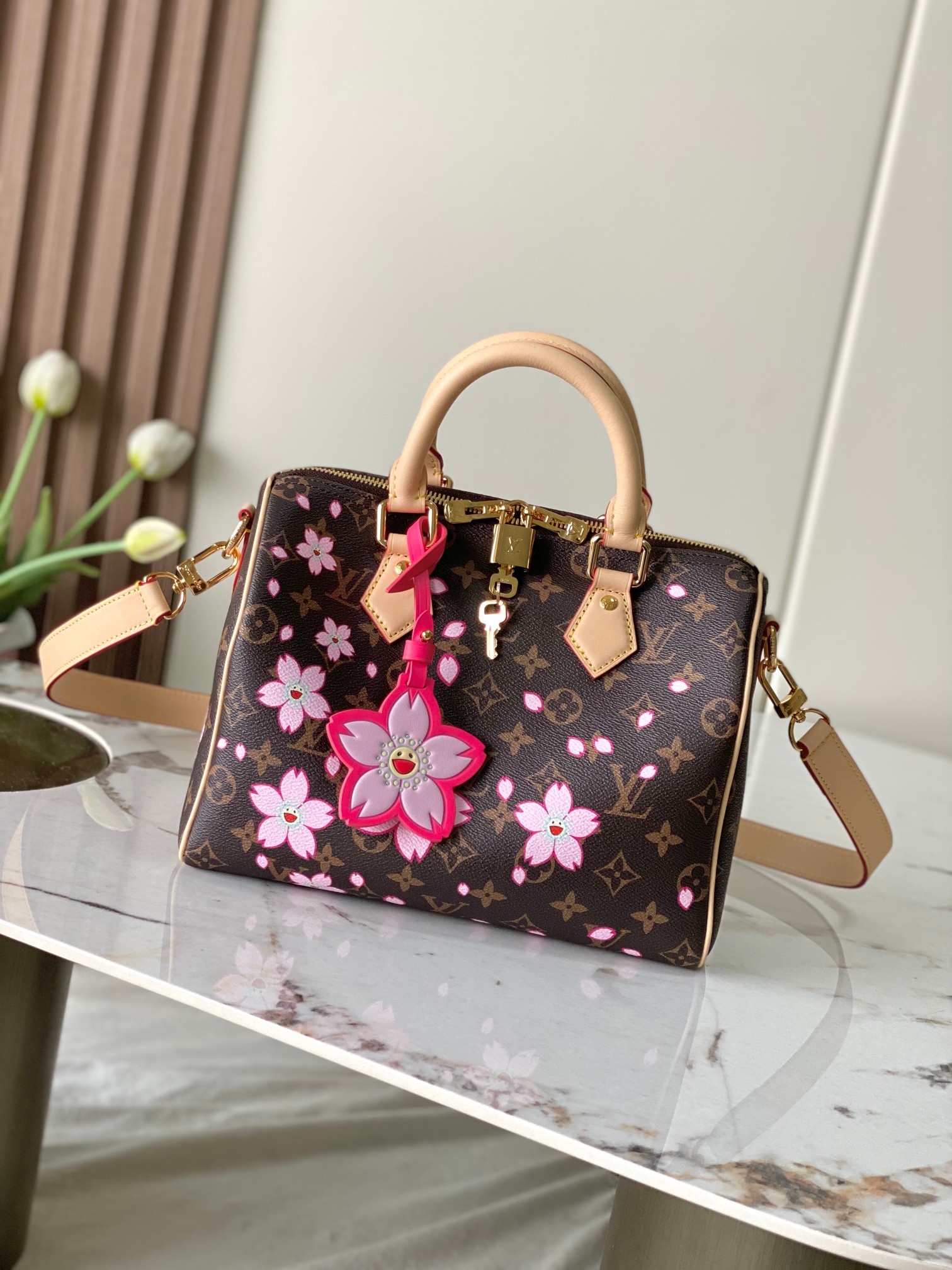 Louis Vuitton x Takashi Murakami Speedy Bandoulière 25 Handbag
