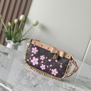 Louis Vuitton Pochette Accessoires Cherry Blossom Handbag M13666