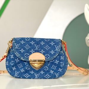 Sunset Monogram Denim Crossbody Bag M46829