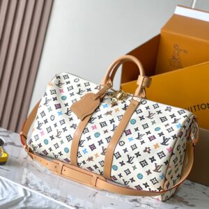 Louis Vuitton Keepall 45 Travel Bag in Damier Graphite