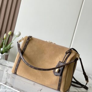 Louis Vuitton Express Medium Crossbody Bag in Apricot