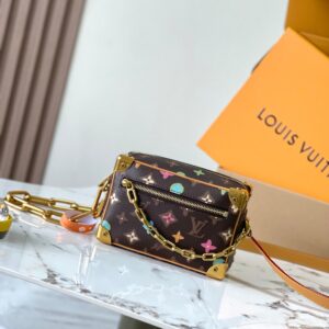 Louis Vuitton Mini Soft Trunk Monogram Craggy Crossbody Bag