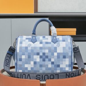 Louis Vuitton Speedy Bandoulière 30 Damoflage Canvas Handbag