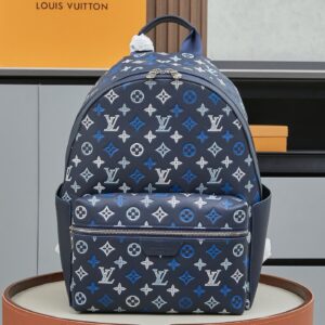 Louis Vuitton City Keepall M28575 in Blue Printed Leather