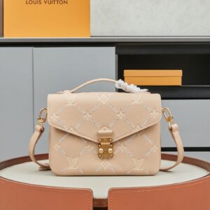 Louis Vuitton Pochette Métis Monogram Empreinte Leather Crossbody Bag