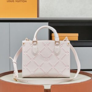 Louis Vuitton OnTheGo Small Handbag in Monogram Empreinte Leather