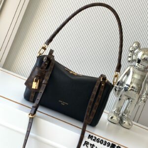 Louis Vuitton Express Small Handbag M26039 in Black Cowhide Leather