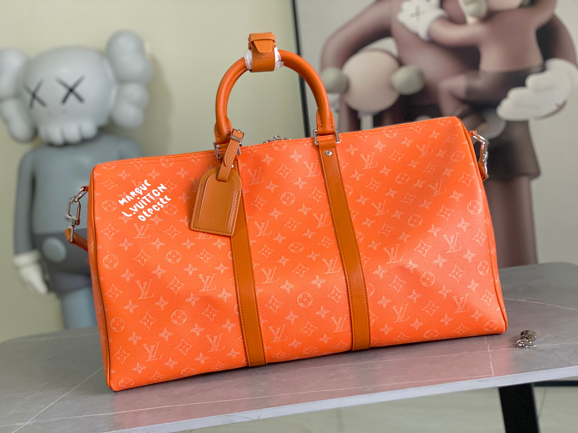 Louis Vuitton Heritage Keepall 50 Travel Bag