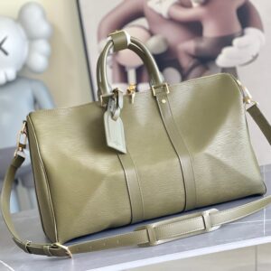 Louis Vuitton Keepall Bandoulière 45 Travel Bag in Monogram Heritage