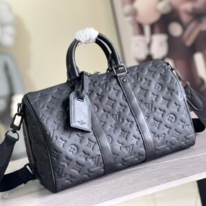 Louis Vuitton Keepall Bandoulière 35 Travel Bag in Monogram Eclipse