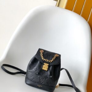 Louis Vuitton Nano Noé Monogram Empreinte Leather Shoulder Bag